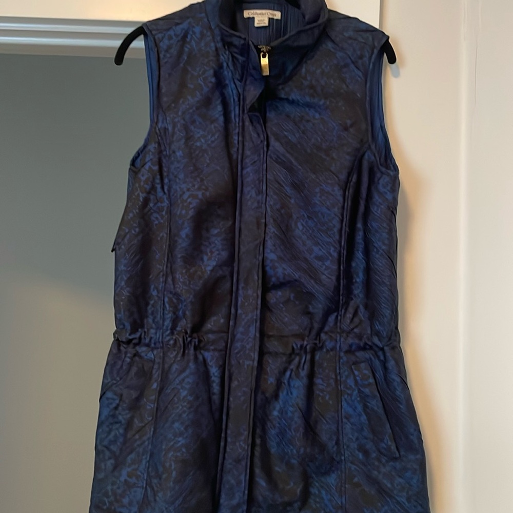 Navy blue vest